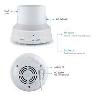 Toprime&reg; 100ML Aroma Essential Oil Cool Mist Humidifier with Waterless Auto Shut-off and 7 Color LED Lights Changing... N7