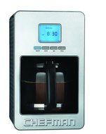 Chefman RJ14-12SS-P-Grey 12 Cup Programmable Coffee Maker with Stainless Steel Face, Grey N2