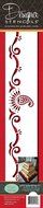 Designer Stencils C392 Mehndi Cake Tier 3 Cake Stencil, Beige/semi-transparent
