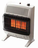 Mr. Heater Corporation Vent Free Radiant Natural Gas Heater, 20k BTU