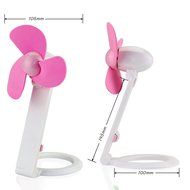 iEGrow USB Mini Personal Fan, Desk Fan, Home Kitchen Fan, Office Fan, Travel Fan with Hand-held Flexible Folding... N12