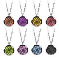 Fragrance Scented Necklace, Essential Oil Diffuser Necklace Perfume Locket for Girls or Women Gift Set Hypo-Allergenic... N10