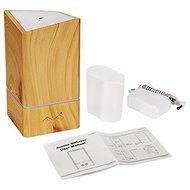 KINDLETHEFIRE 200ml Aroma Essential Oil Diffuser, Wood Grain Ultrasonic Cool Mist Humidifier for Office Home,... N3