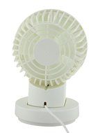 Welltop USB Mini Fan 2 Speed Modes Dual Blades Mini Desk Fan Oscillating Table Fan USB Fan Adjustable Small Personal... N9