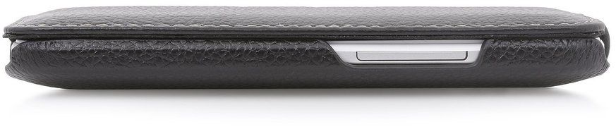 StilGut&reg; UltraSlim, Leather Case for HTC One mini 2, Black N3