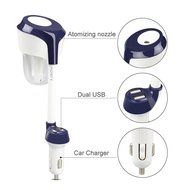 Car Oil Diffuser Humidifier, AblerV Ultrasonic wave Car Air Humidifier and Aromatherapy Essential Oil Diffuser... N10