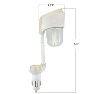 Car Oil Diffuser Humidifier, AblerV Ultrasonic wave Car Air Humidifier and Aromatherapy Essential Oil Diffuser... N11