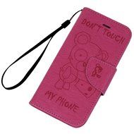 Galaxy S5 Case,Samsung Galaxy S5 Case (I9600) - Wallet Flip Stand Case Embossed Cute Bear PU Leather Case Shockproof... N12