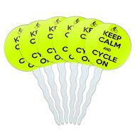 Set of 6 Cupcake Picks Toppers Decoration Keep Calm and A-H - Fish On Bass Fishing - Keep Calm and N2