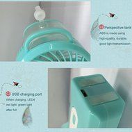 BP Handheld Water Misting Fan Portable Mini Fan Water Spray Desktop Fan With Cooling Mist Humidifier Battery /... N6