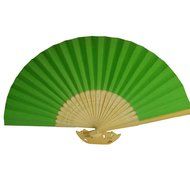 Weixinbuy Summer Folding Hand Held Paper Fans Wedding Party Decor Pocket Bamboo Fan N8