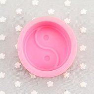 Sher Tai Chi Shaped Soap Molds Mooncake Mould Fondant Cake Chocolate Silicone Mold, Decoration Tools Bakeware