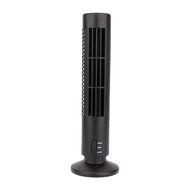 USB Mini Cooling Fan, Portable Tower Fan No Leaf Bladeless Cool Cooling Desk Air Conditioner,Black N15
