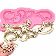 Y&amp;XL&amp;H Silicone Vintage Relief Flourish Cake Mold Sugarcraft Fondant Cake Decorating Tool Mould