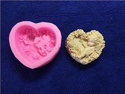 Drhob 1pc Silicone Mould Sleeping Baby Cake Decorating Molds Color Pink N2