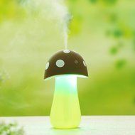 Fucool&reg; Mushroom Mini Portable USB Air Humidifier Purifier Water Bottle with Led Light for Office Home Car Travel... N5