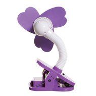 Tee-Zed T01 Clip-On Fan Great for the Beach, Pool, Camping, Work, Lounging or Just Chillin&#039;! -Pink Purple N9