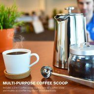Zestkit French Press Double 18/10 Stainless Steel Wall with #170 mesh / 90 Micron Filter Screens Coffee Tea Maker... N3
