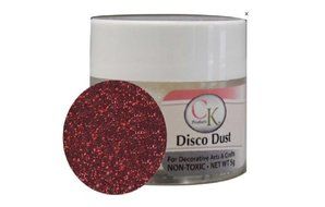 CK Products Disco Dust Art and Craft Supplies, Small, American Red