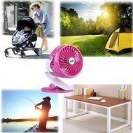 AOTOP Rechargeable Clip on Fan, Quietness, Adjustable (Pink) N13