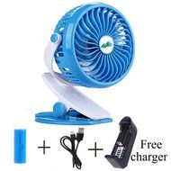 AOTOP Rechargeable Clip on Fan, Quietness, Adjustable (Pink) N14