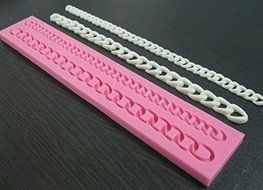 Palker Sky Diamond Chain Silicone Fondant Mold Cake Decorating Pastry Gum Pastry Tool Kitchen Tool Sugar Paste...