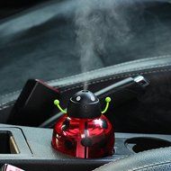 Beetle car humidifier mute creative nightlights atomizing air purifier mini usb humidifier (Blue) N8
