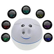 GetMine Mini Mist Humidifier Cute Cartoon Pig Shape Suitable for Bedroom or Office, White N13