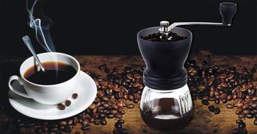 Orjoecoffee Ceramic Burr Manual Grinder Black N2