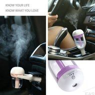 Portable Mini Car Humidifier Ultrasonic Aroma Diffuser Humidifier Air Purifier Mist Maker,Essential Oil Diffuser... N4