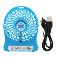 Tangc Mini Super Mute Rechargeable Desktop Fan (Blue) N6