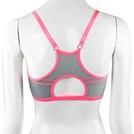 PHOTNO Women Lady Sports Yoga Athletic Solid Wrap Chest Strap Vest Tops Bra N10