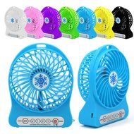 Tangc Mini Super Mute Rechargeable Desktop Fan (Blue) N8