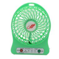 Eurus Home Portable18650 lithium-ion Rechargeable Fan with High Quality Mini USB Fan 4-inch Vanes 3 Speeds With... N16
