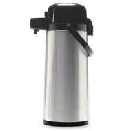 Original Gourmet Food Co. CPAP22 Direct Brew/Serve Insulated Airpot with Carry Handle, 2200mL, Stainless Steel