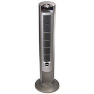 42-Inch Modern Platinum Wind Curve Fan with Remote, Grey/Silver