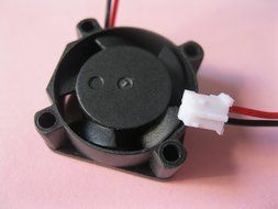 2 pcs Brushless DC Cooling Fan 5V 2510S 5 Blades 2 wire 25x25x10mm Sleeve-bearing Skywalking N3