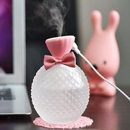 YJY 300mL Crystal Glass Bottle Aromatherapy Essential Oil Diffuser - USB Silent Ultrasonic Waterless Auto Shut-off... N7