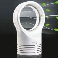 LOHOME&reg; Portable Air Conditioning Fan Chargeable Mini Bladeless Cooling Fan (White) N3