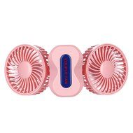 iwish 2016 Portable mobile Couples mini fan USB Folding Rechargeable Cooling built in Rechargeable battery 3 Speeds... N12