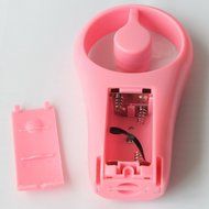 Hand-held Mini Super Mute USB/Battery Operated Cooling Fan Pink N6