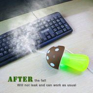 Life Taste Portable Ultrasonic Cool Mist Humidifier Mushroom Humidifier for Skin Moisturizing with Colorful LED... N8
