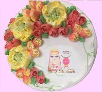 Russian Piping Tips Reusable Pastry Icing Bags Nozzle Coupler (27 Pieces) N2