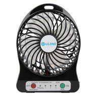 YKL World Mini Portable Fan 4-inch Vanes 3 Speeds Protable USB Rechargeable Mini Fan, Battery or Electric-Powered... N3