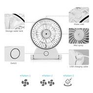 Table Humidifier Fans TIanNorth&reg; Portable Desktop Handheld Fans Rechargeable Cooling Misting Fan Personal Cooling... N8