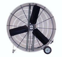 Air King 9236D 36-Inch 2-Speed Industrial Grade Direct Driven Drum Fan with Wheels, Powder Coated Steel Finish N3