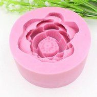 Y&amp;XL&amp;H Lotus Flower Shaped Chinese Style Fondant Cake Silicone Mold N3