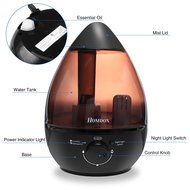 Homdox 2.5L Cool Mist Humidifier, Aromatherapy Essential Oil Diffuser Aroma Ultrasonic Humidifier for Home Office... N7