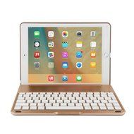 iPad Pro 9.7 Case with Keyboard,TechCode Smart 7 Color Keyboard Case Stand Folio Backlit Light Colorful Bluetooth... N29