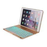 iPad Pro 9.7 Case with Keyboard,TechCode Smart 7 Color Keyboard Case Stand Folio Backlit Light Colorful Bluetooth... N33